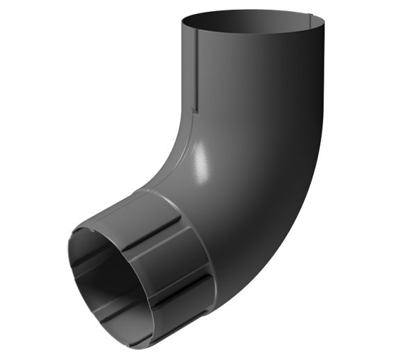 Колено 72° D90 Döcke STAL PREMIUM Графит, (RAL 7024) купить в Супсехе