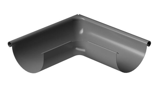Угол внешний 90° D125 Döcke STAL PREMIUM Графит, (RAL 7024) купить в Супсехе
