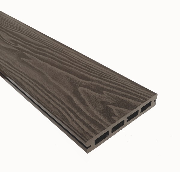 Террасная доска из ДПК Terrapol Смарт 3D Пустотелая с пазом Тик Киото купить в Супсехе