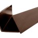 Уголок ДПК для сайдинга 70x70x3000мм Коричневый купить в Супсехе