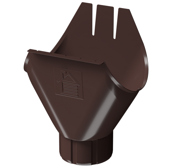 Воронка желоба D125 Döcke STAL PREMIUM Шоколад, (RAL 8019) купить в Супсехе