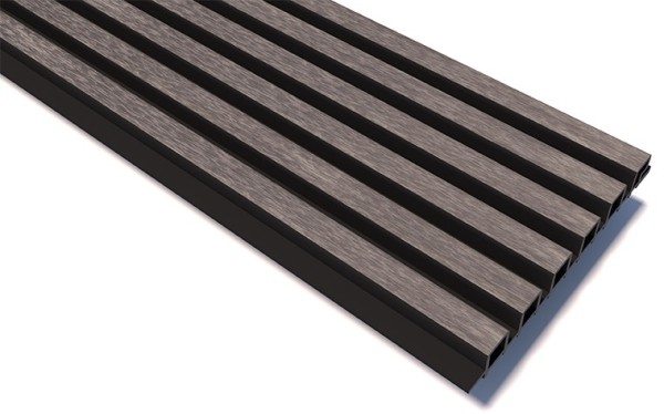 Реечные панели WOODVEX Lines Ultra Smoke gray купить в Супсехе