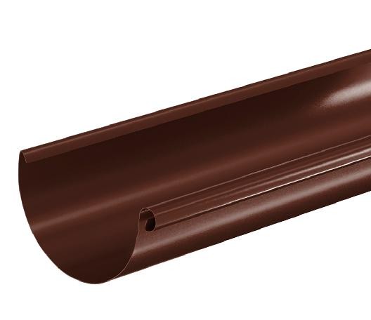 Водосток Aquasistem, система 125x90 - Водосточный желоб 3.00м RAL 8017 Коричневый купить в Супсехе