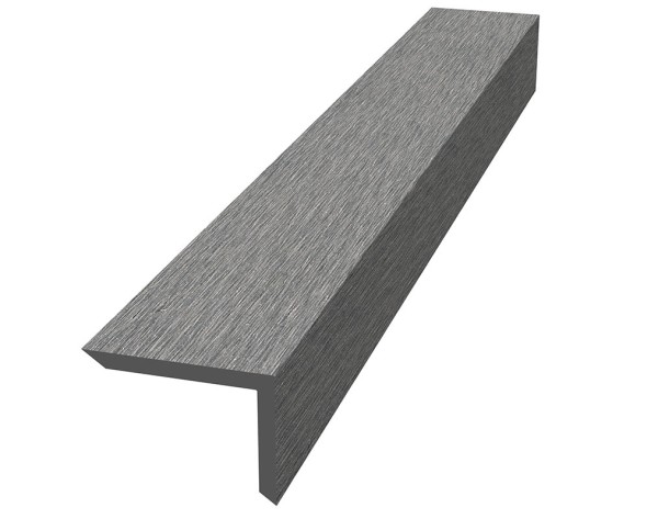 Уголок ДПК для террасной доски NauticPrime, 60x40x2900мм Тёмно-серый купить в Супсехе