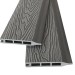 Заборная панель шип-паз EasyDecking Wood-Х 146х20 Серый купить в Супсехе