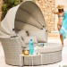 Диван-Трансформер AFINA плетеный из иск. ротанга AFM-325 Beige купить в Супсехе