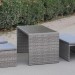 Диван-Трансформер AFINA плетеный из иск. ротанга S330G-W78 Grey купить в Супсехе