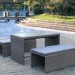 Диван-Трансформер AFINA плетеный из иск. ротанга S330G-W78 Grey купить в Супсехе