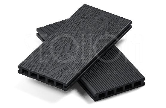 Доска террасная ДПК 3D SEQUOIA Evolution WOOD BLACK купить в Супсехе