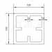 Столб SEQUOIA Evolution 3D WOOD GRAY купить в Супсехе