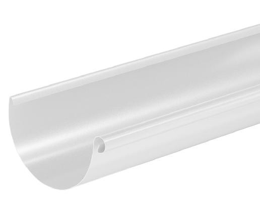 Водосток Aquasistem, система 125x90 - Водосточный желоб 3.00м RAL 9003 Белый купить в Супсехе