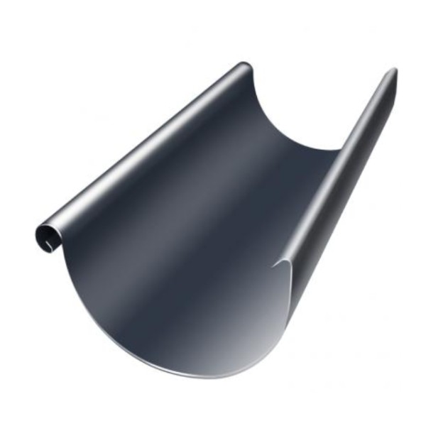Водосток Grand Line 150x100 – Полукруглый желоб 3 метра RAL 7024 купить в Супсехе