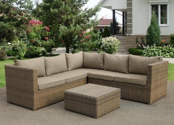 Комплект мебели AFINA плетеной из иск. ротанга YR825B Beige купить в Супсехе