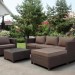 Комплект мебели AFINA плетеной из иск. ротанга YR821A Brown/Beige купить в Супсехе