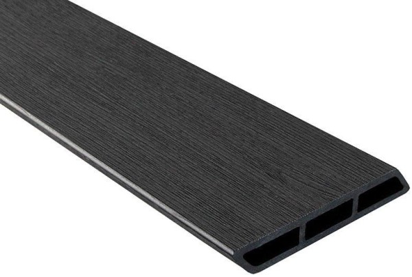 Доска Ромбус 3D ДПК Outdoor STORM BLACK черная купить в Супсехе