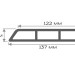Доска Ромбус 3D ДПК Outdoor STORM GREY серая микс купить в Супсехе