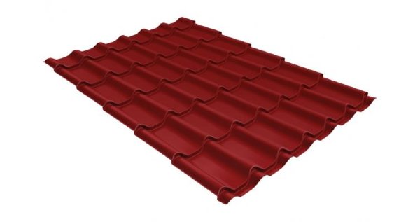 Металлочерепица классик 0,5 Satin RAL 3011 коричнево-красный купить в Супсехе