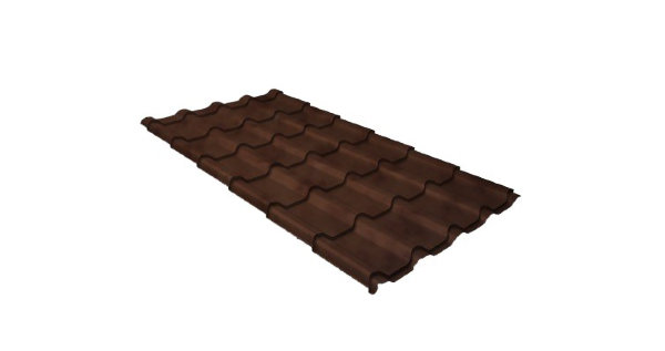 Металлочерепица камея 0,45 Safari Twincolor Brown купить в Супсехе