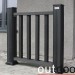 Ограждение из ДПК Outdoor Классик 3D STORM чёрный купить в Супсехе
