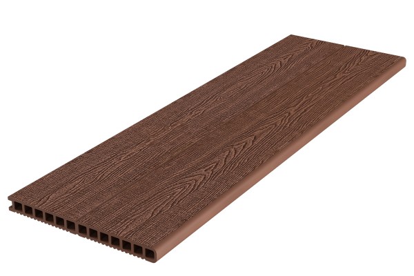 Ступень ДПК Deckron Woodlike 317x28x4000 мм, коричневый купить в Супсехе