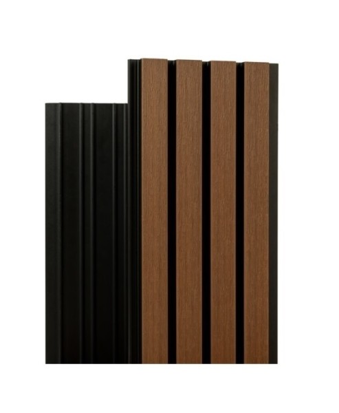 Фасадная реечная панель Ecodecking Скай коэкструзия 200х20х3000 Тик купить в Супсехе