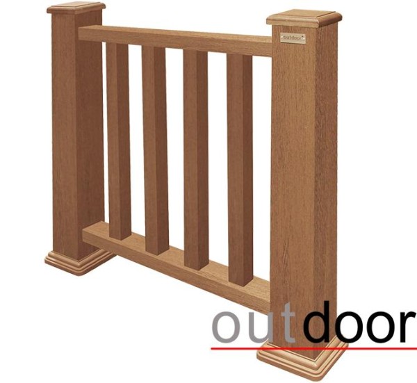 Ограждение из ДПК Outdoor Классик 3D STORM дуб купить в Супсехе
