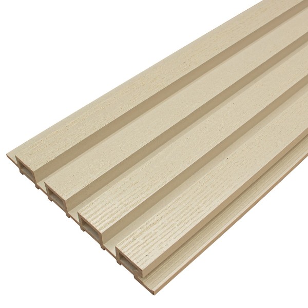 Фасадная доска из ДПК Faynag Wood Рейка Слоновая кость купить в Супсехе