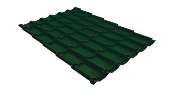 Металлочерепица классик GL 0,5 Velur20 RAL 6005 зеленый мох купить в Супсехе