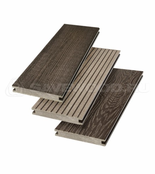Террасная доска SW Fraxinus (R) полнотелая «SaveWood» Темно-коричневый купить в Супсехе