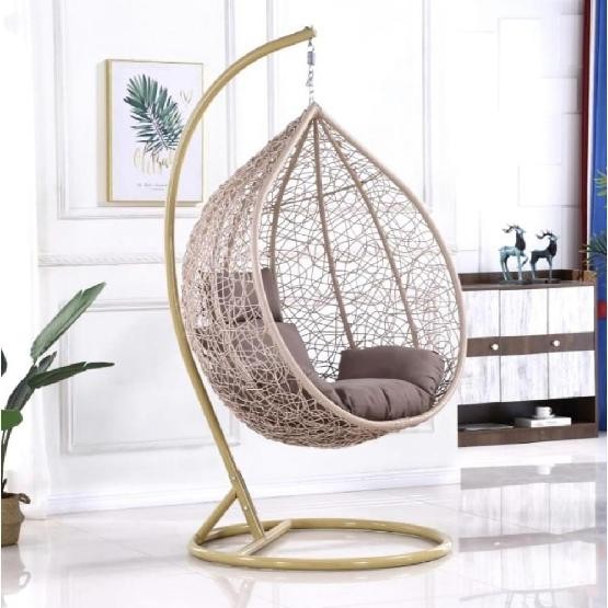 Кресло Подвесное из искусственного ротанга AFM-169A-XLB Beige купить в Супсехе