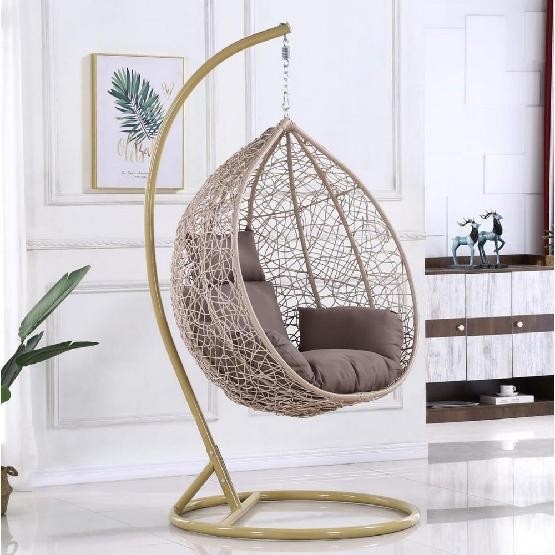Кресло Подвесное из искусственного ротанга AFM-169A-LB Beige купить в Супсехе