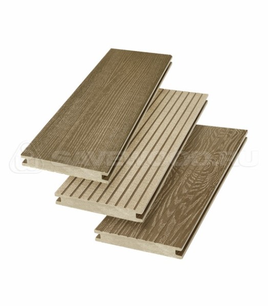 Террасная доска SW Fraxinus (R) полнотелая «SaveWood» Тик купить в Супсехе