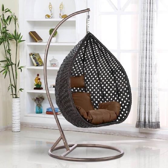 Кресло Подвесное из искусственного ротанга AFM-250B-L Brown купить в Супсехе