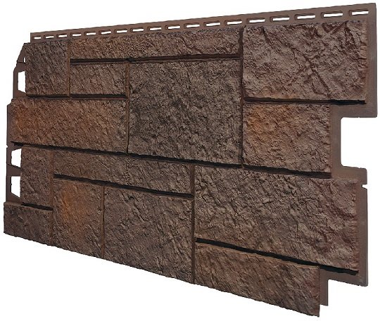 Фасадная панель VOX Sandstone (Сандстоун) темно коричневый купить в Супсехе