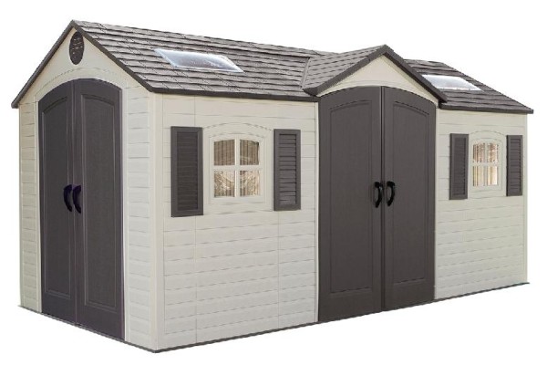 Сарай пластиковый LifeTime 15x8 DD купить в Супсехе