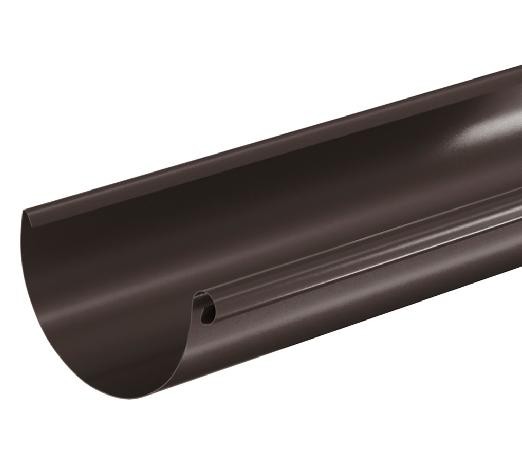 Водосток Aquasistem, система 150/100 - Водосточный желоб 3.00м RR 32 Тёмно Коричневый купить в Супсехе