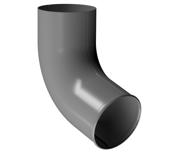 Отвод трубы D90 Döcke STAL PREMIUM Графит, (RAL 7024) купить в Супсехе