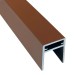 П-профиль Алюминиевый EasyDecking 35x25 Коричневый купить в Супсехе