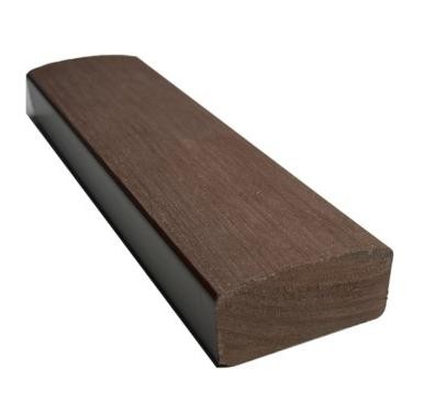 Лавочный брус Ecodecking Некст полнотелый брашированный 70х35 шоколад купить в Супсехе