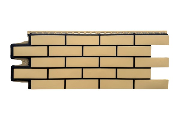 ФП Grand Line клинкерный кирпич ПРЕМИУМ Песочный (шов RAL 9005) купить в Супсехе