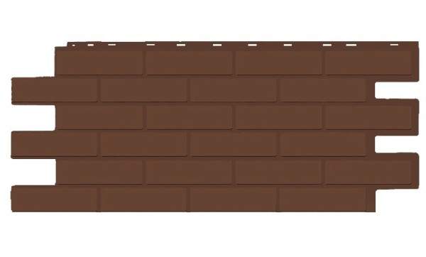 Фасадная панель T-Siding Кирпич Модерн Эко Браун купить в Супсехе