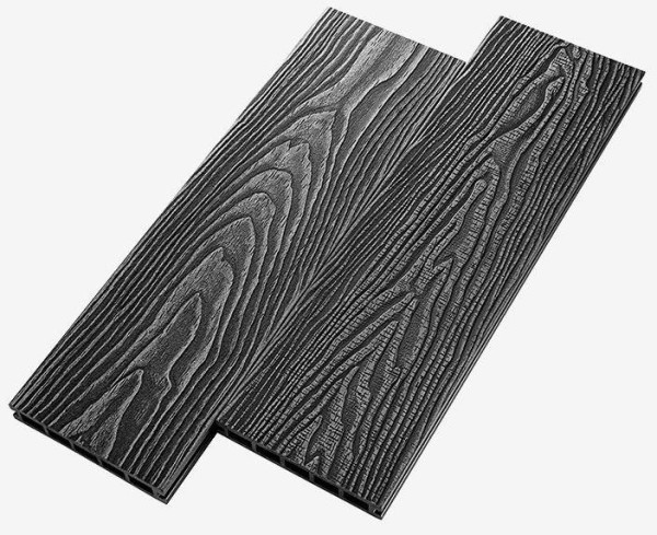 Террасная доска из ДПК RusDecking Unodeck Vintage - Графит купить в Супсехе