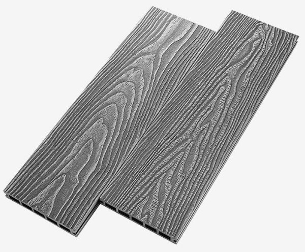 Террасная доска из ДПК RusDecking Unodeck Vintage - Серый купить в Супсехе