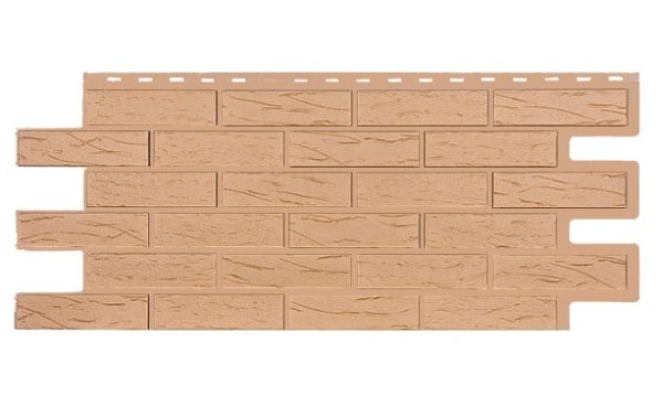 Фасадная панель T-Siding Кирпич Саман Эко Крем купить в Супсехе